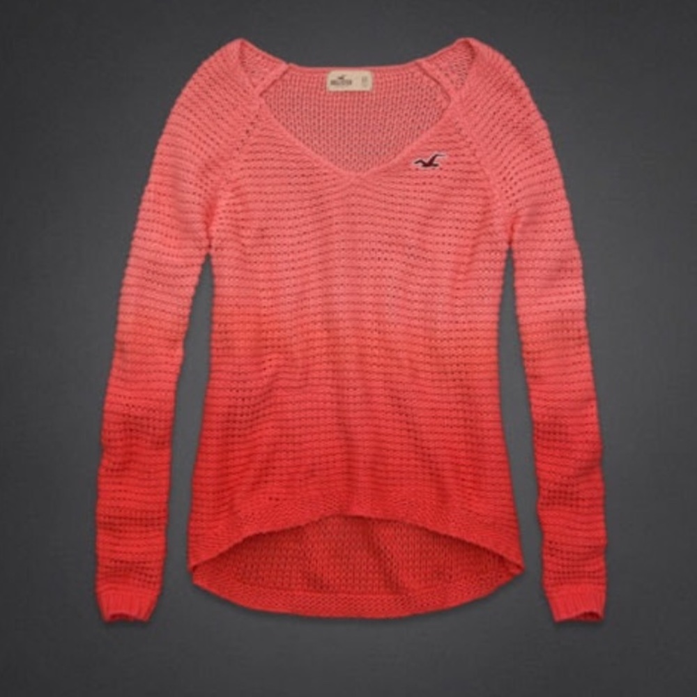 Hollister ombré knit sweater